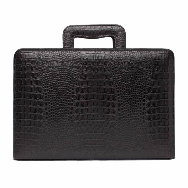 Кожаная папка для документов Elton Black Caiman купить в Москве, цена ...